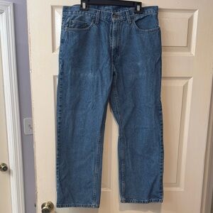 Vintage Faded Glory Men's Relaxed  Y2K Straight Fit Denim Jeans 34X29